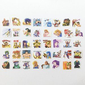 ❤️‍🔥 Saint Seiya stickers 40pc /Knights of the Zodiac /